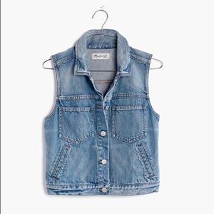 Madewell Denim Vest Size XXS